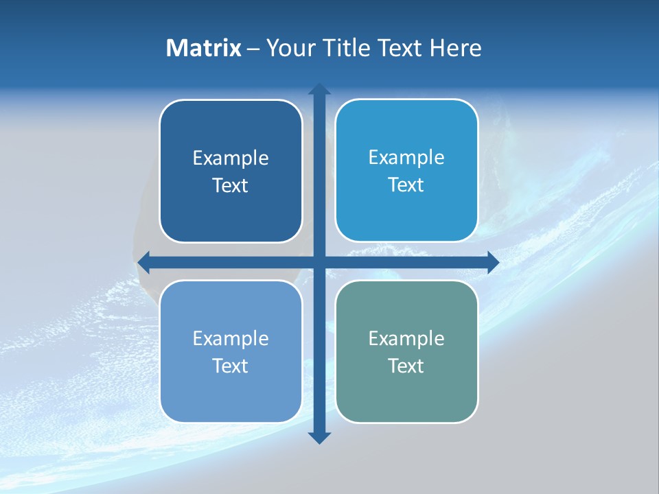 Comet Explosion Global PowerPoint Template