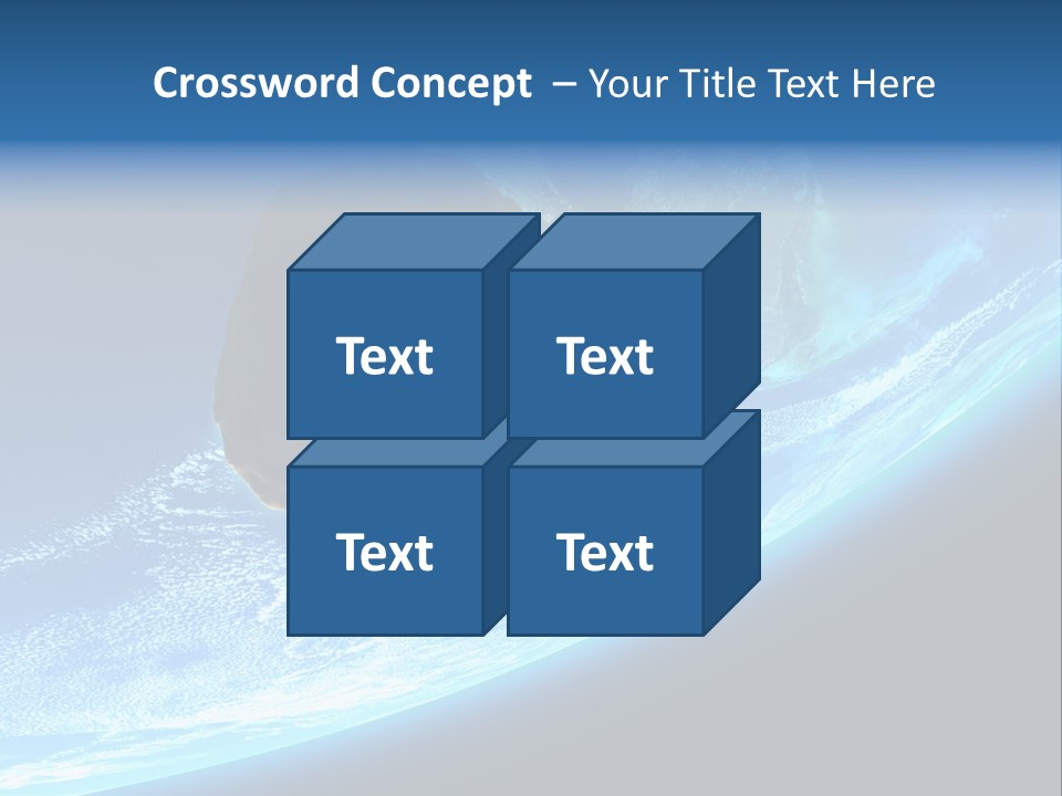 Comet Explosion Global PowerPoint Template