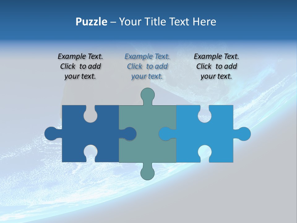 Comet Explosion Global PowerPoint Template