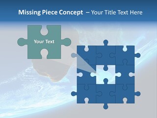 Comet Explosion Global PowerPoint Template