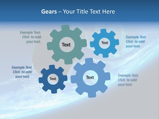 Comet Explosion Global PowerPoint Template