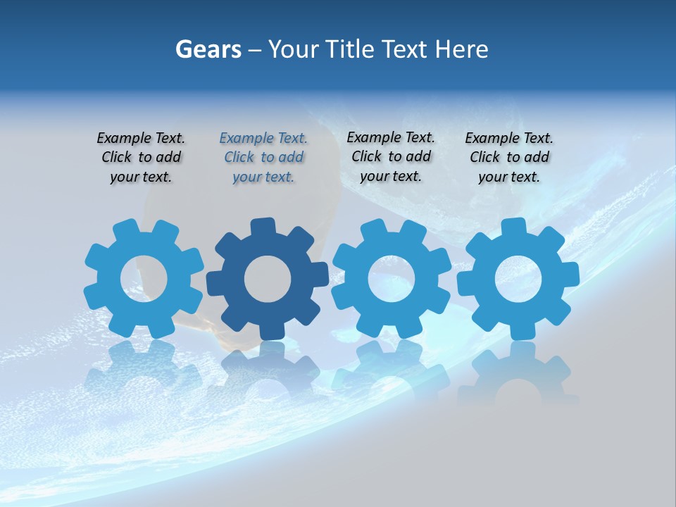 Comet Explosion Global PowerPoint Template