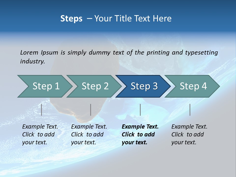 Comet Explosion Global PowerPoint Template