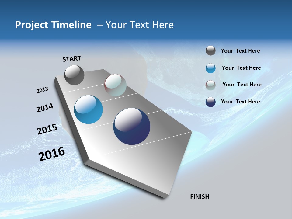 Comet Explosion Global PowerPoint Template
