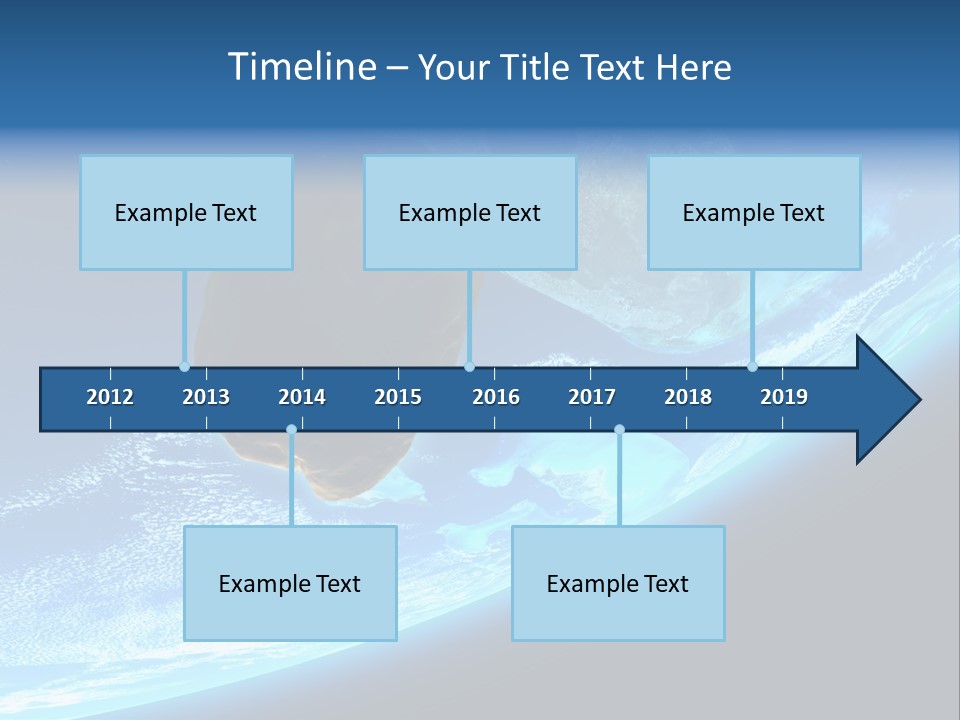 Comet Explosion Global PowerPoint Template