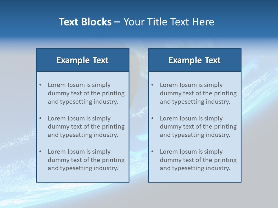 Comet Explosion Global PowerPoint Template