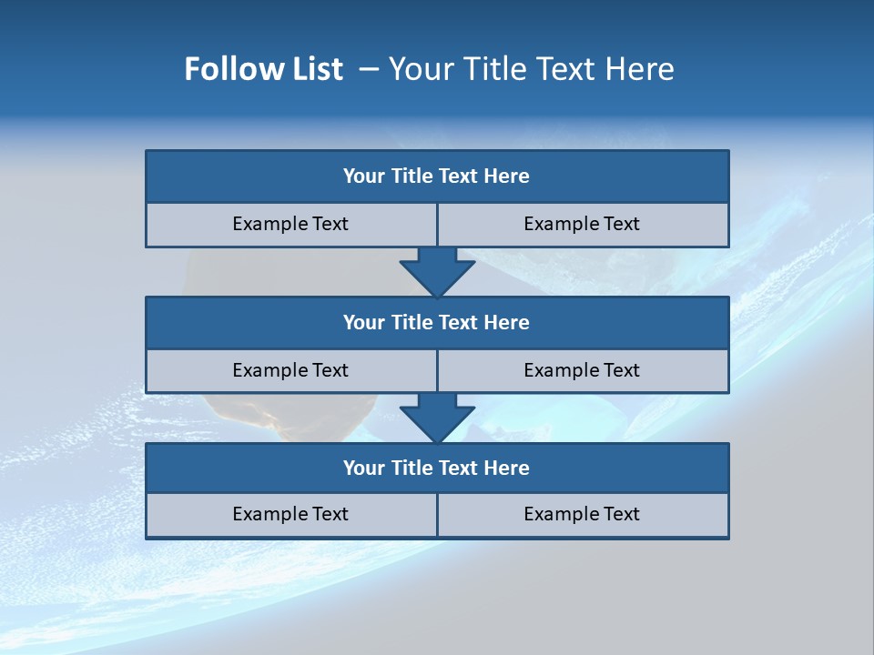 Comet Explosion Global PowerPoint Template