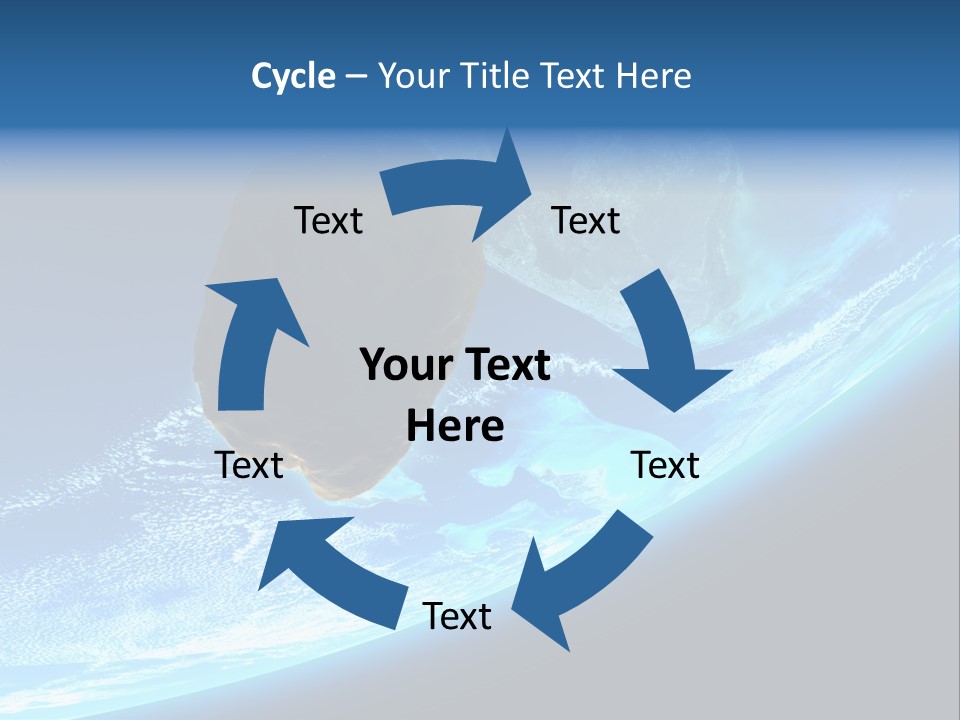 Comet Explosion Global PowerPoint Template
