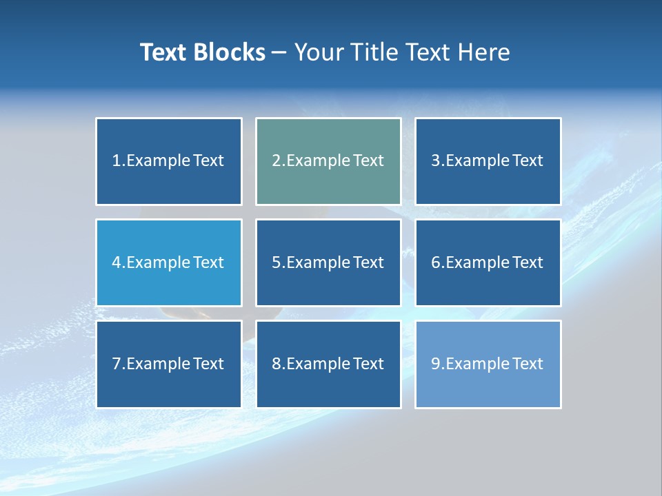 Comet Explosion Global PowerPoint Template