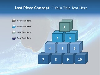 Comet Explosion Global PowerPoint Template