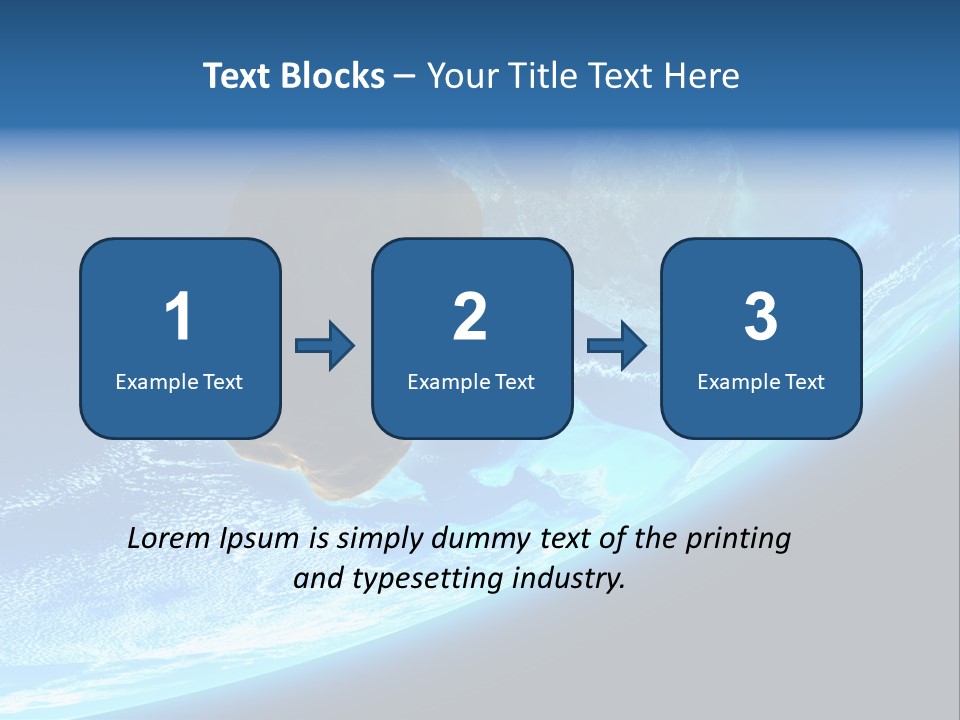 Comet Explosion Global PowerPoint Template