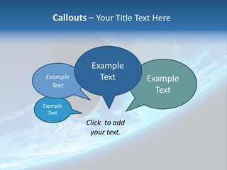 Comet Explosion Global PowerPoint Template