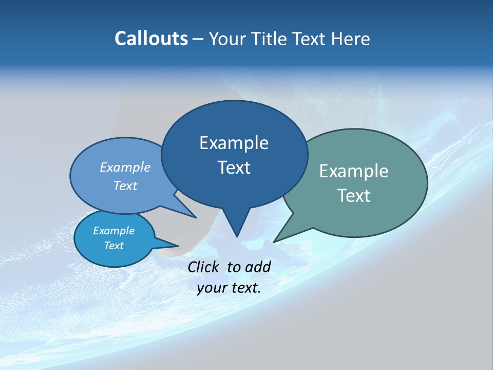 Comet Explosion Global PowerPoint Template