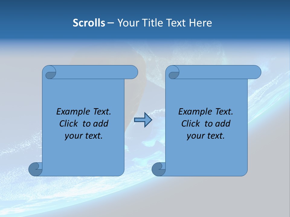 Comet Explosion Global PowerPoint Template