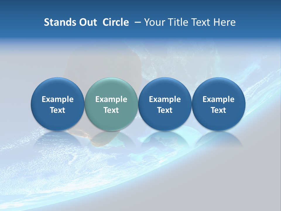 Comet Explosion Global PowerPoint Template