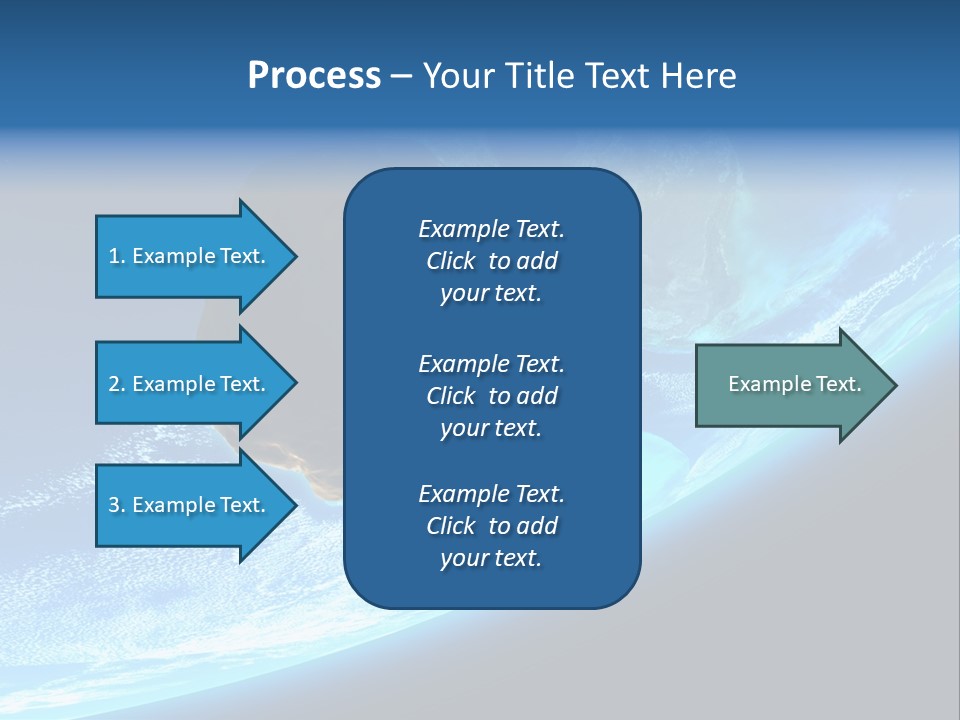 Comet Explosion Global PowerPoint Template