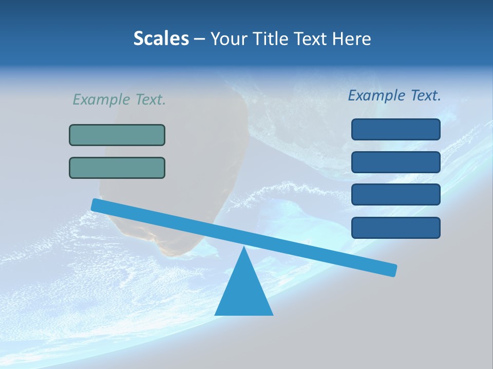Comet Explosion Global PowerPoint Template