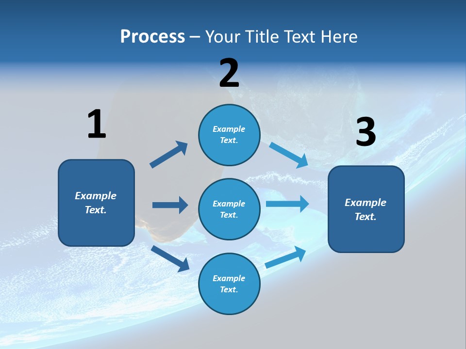 Comet Explosion Global PowerPoint Template