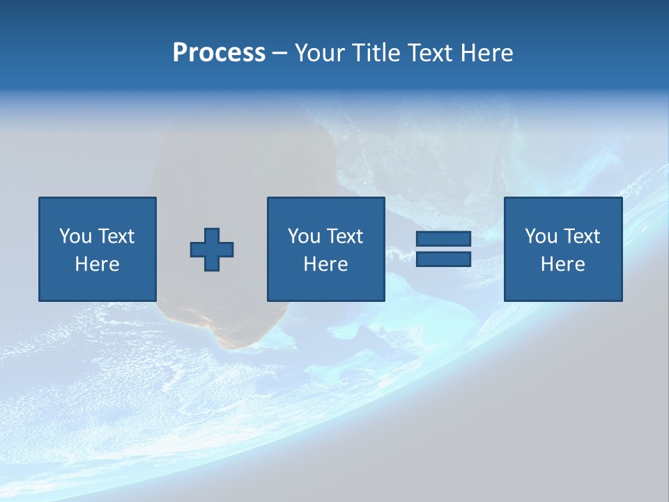 Comet Explosion Global PowerPoint Template