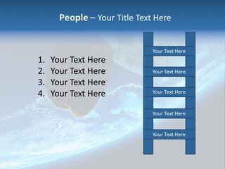 Comet Explosion Global PowerPoint Template