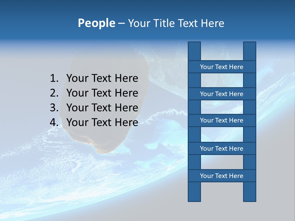 Comet Explosion Global PowerPoint Template
