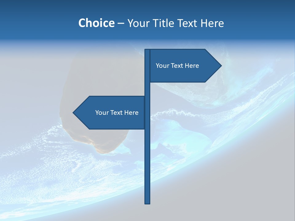 Comet Explosion Global PowerPoint Template