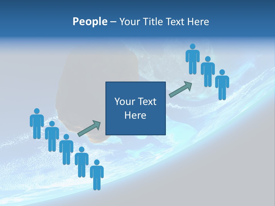 Comet Explosion Global PowerPoint Template