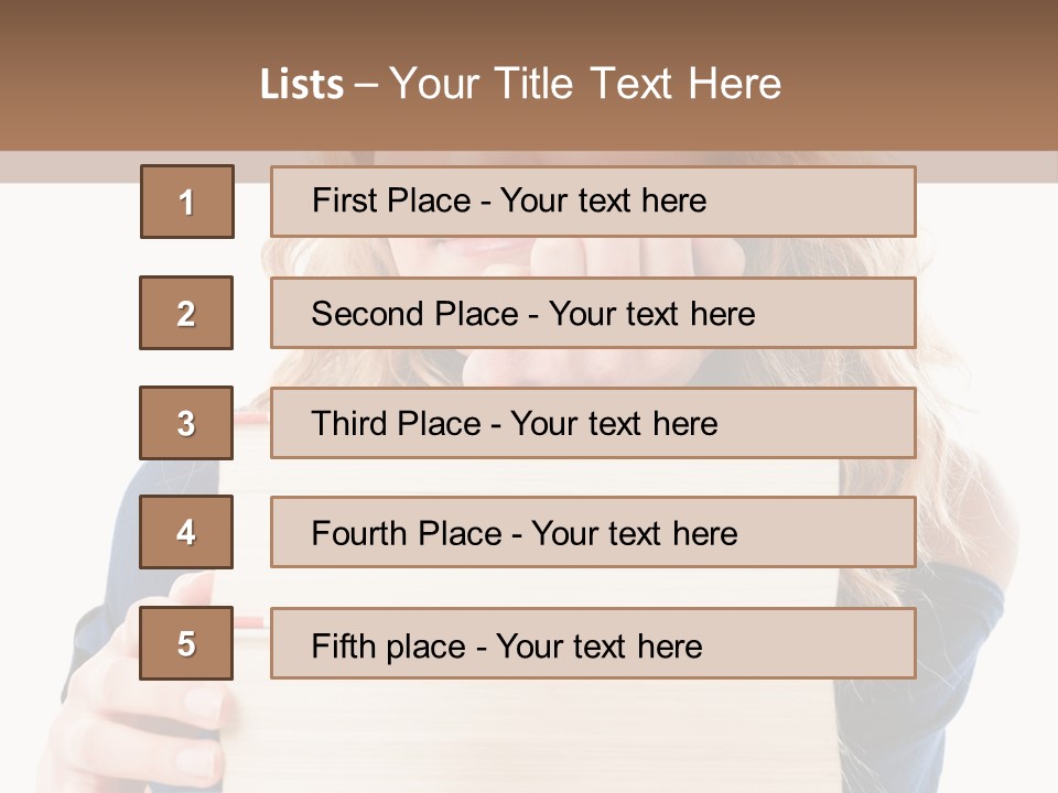 One Support Leaning PowerPoint Template