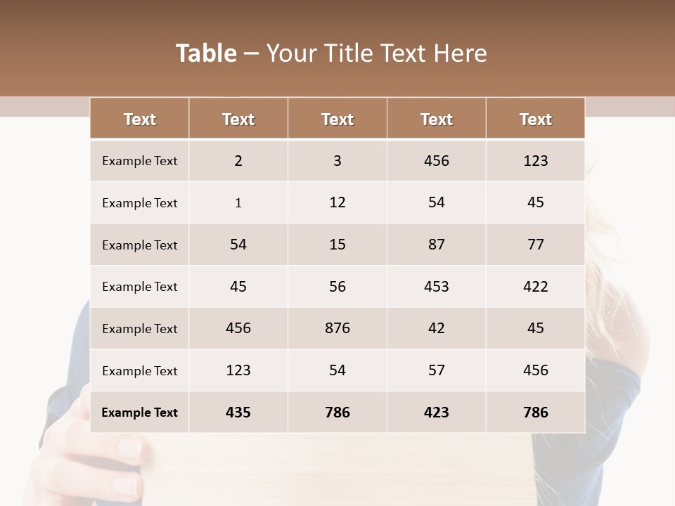 One Support Leaning PowerPoint Template
