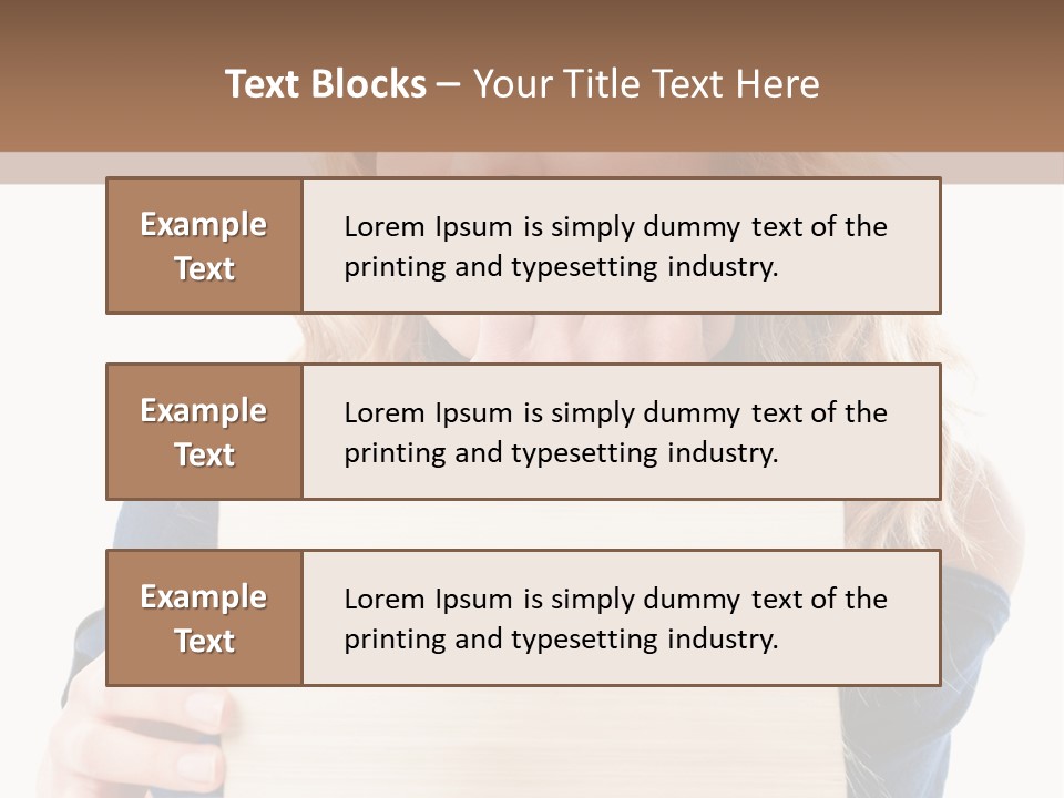 One Support Leaning PowerPoint Template