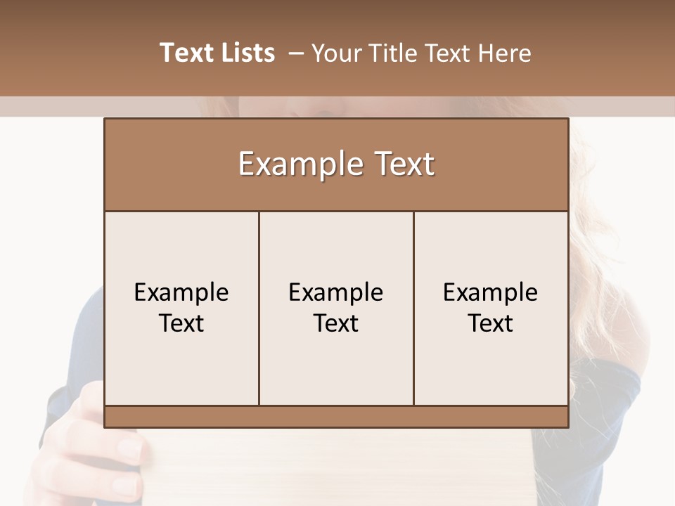 One Support Leaning PowerPoint Template