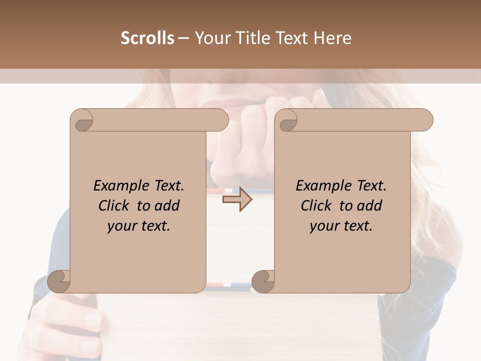 One Support Leaning PowerPoint Template