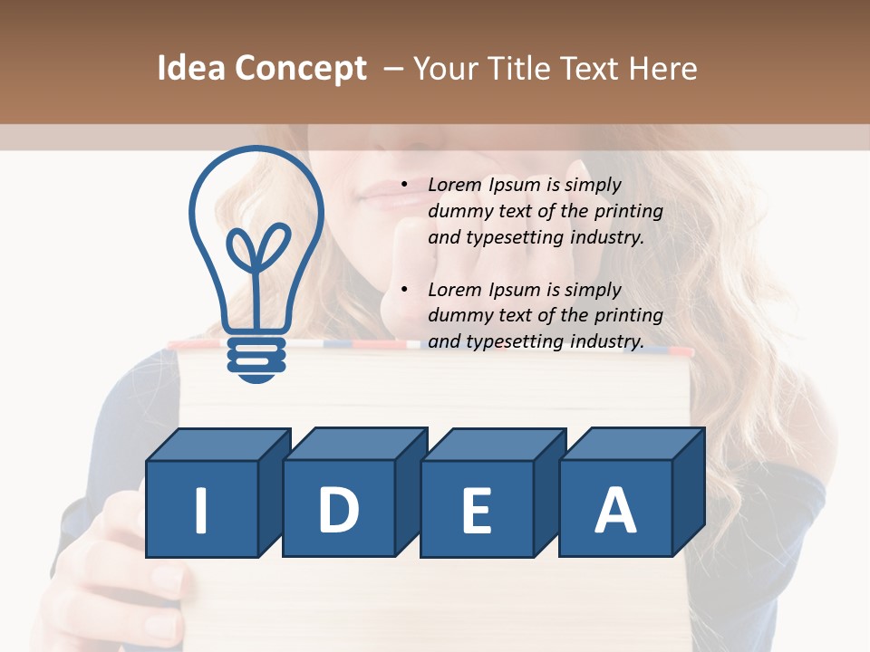 One Support Leaning PowerPoint Template