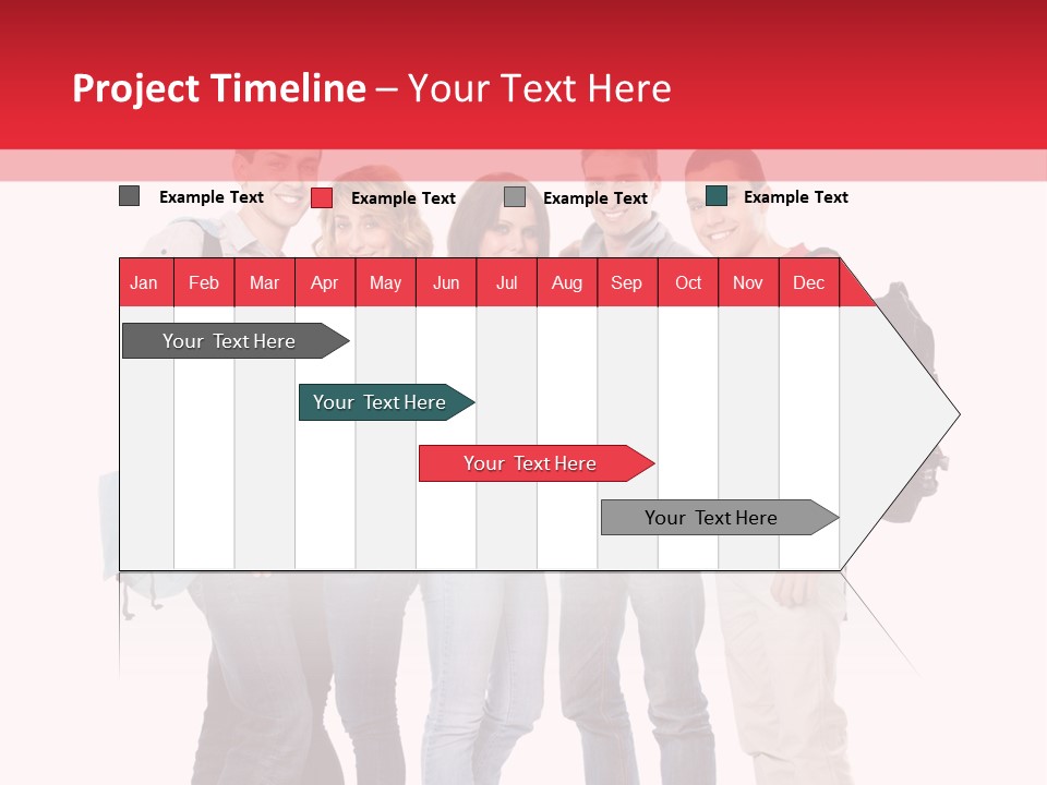 Guy Friendship School PowerPoint Template