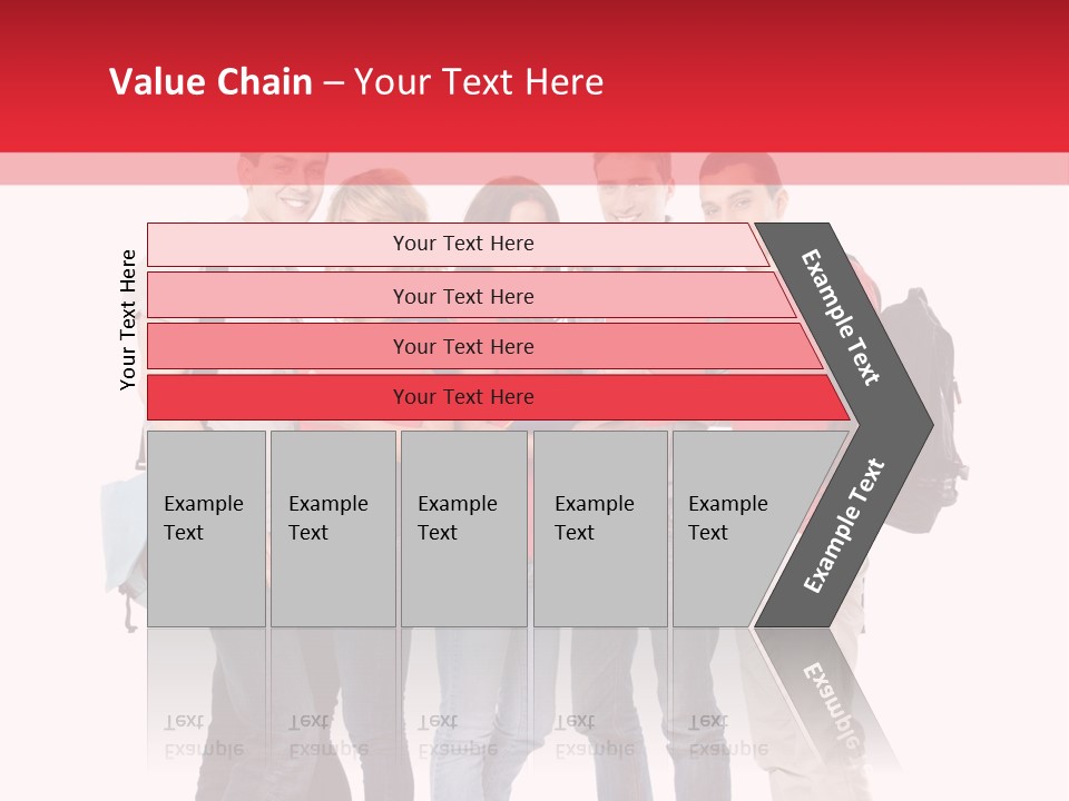 Guy Friendship School PowerPoint Template
