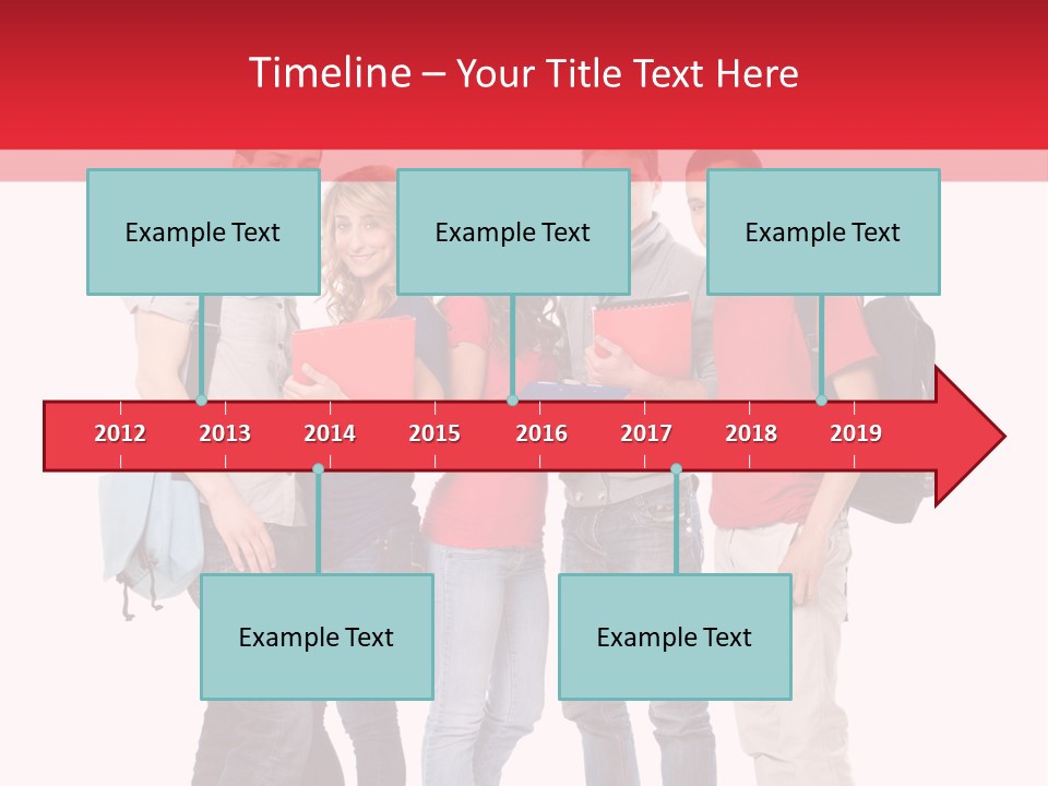 Guy Friendship School PowerPoint Template