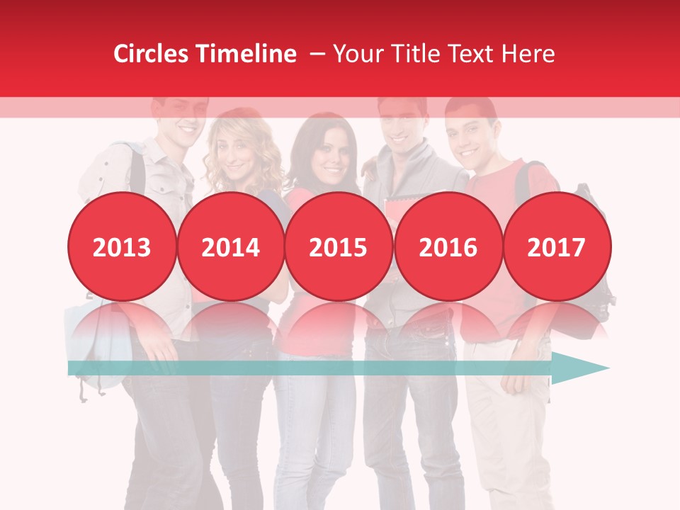 Guy Friendship School PowerPoint Template