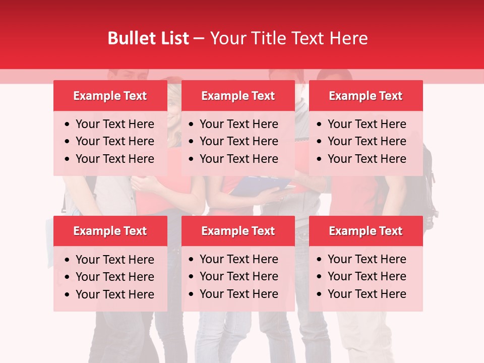 Guy Friendship School PowerPoint Template