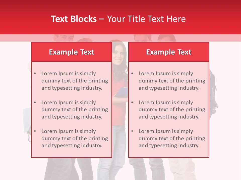 Guy Friendship School PowerPoint Template