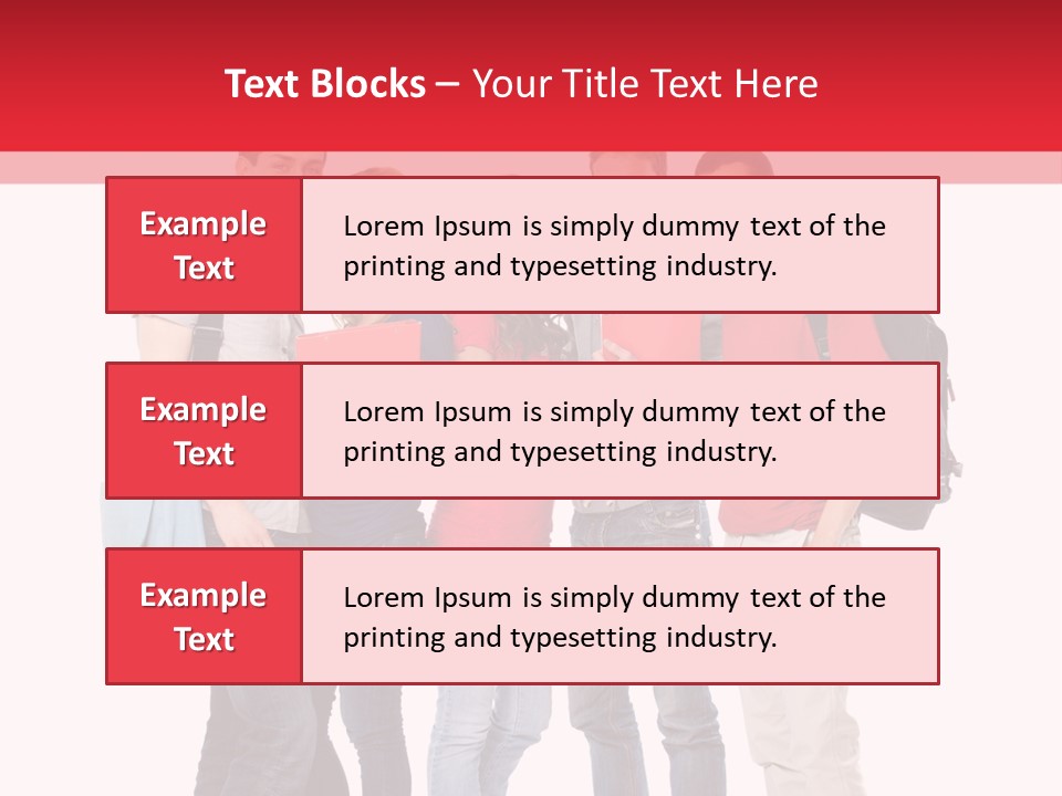 Guy Friendship School PowerPoint Template