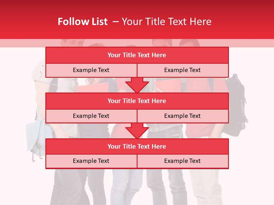 Guy Friendship School PowerPoint Template