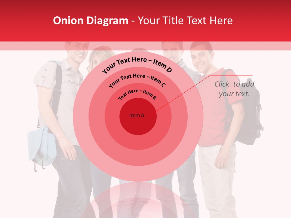 Guy Friendship School PowerPoint Template