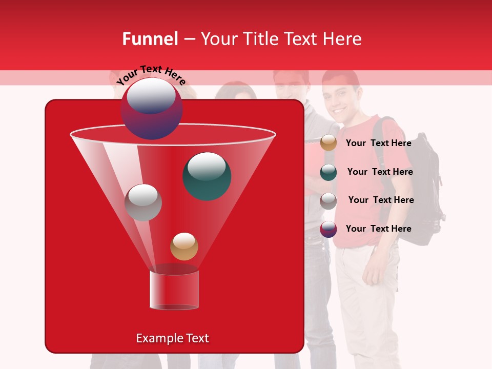 Guy Friendship School PowerPoint Template