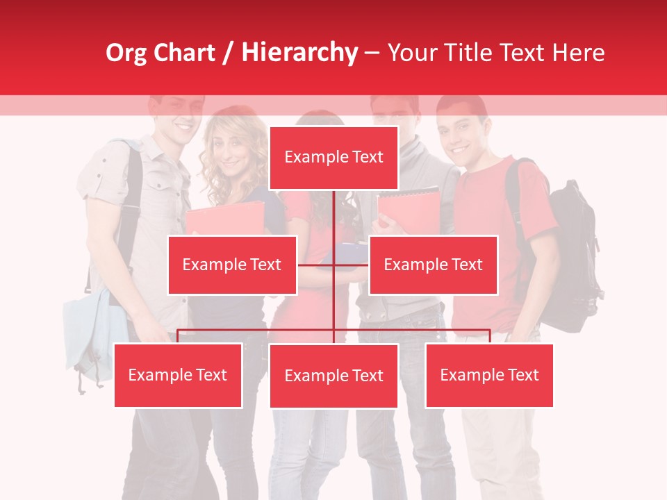 Guy Friendship School PowerPoint Template