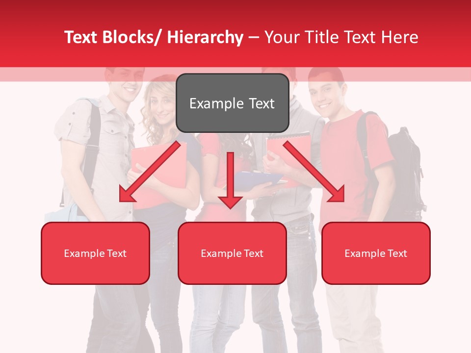 Guy Friendship School PowerPoint Template