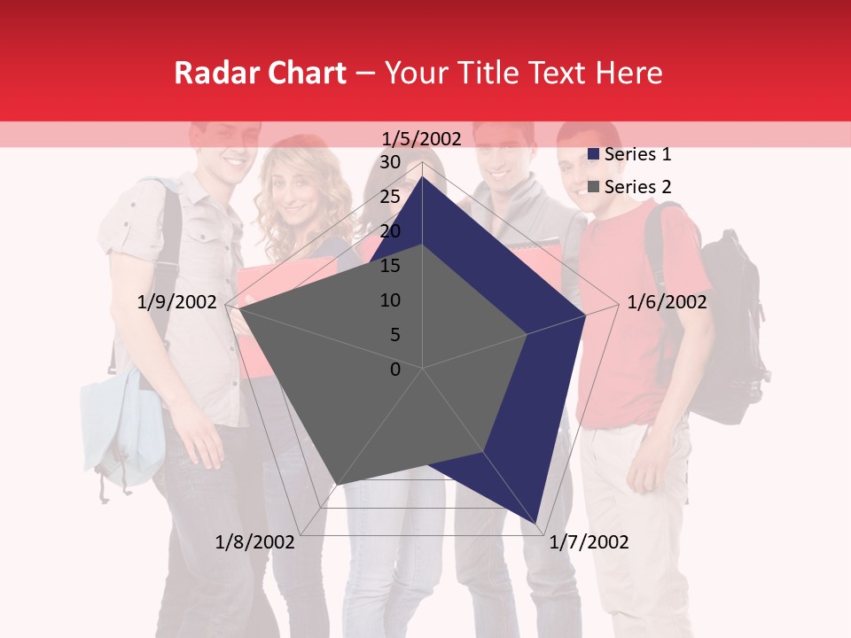 Guy Friendship School PowerPoint Template