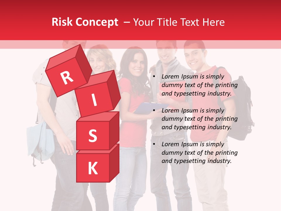 Guy Friendship School PowerPoint Template