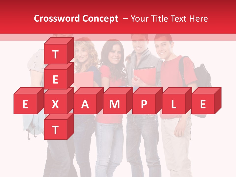 Guy Friendship School PowerPoint Template