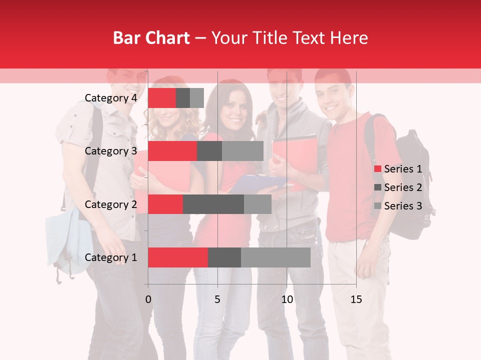 Guy Friendship School PowerPoint Template