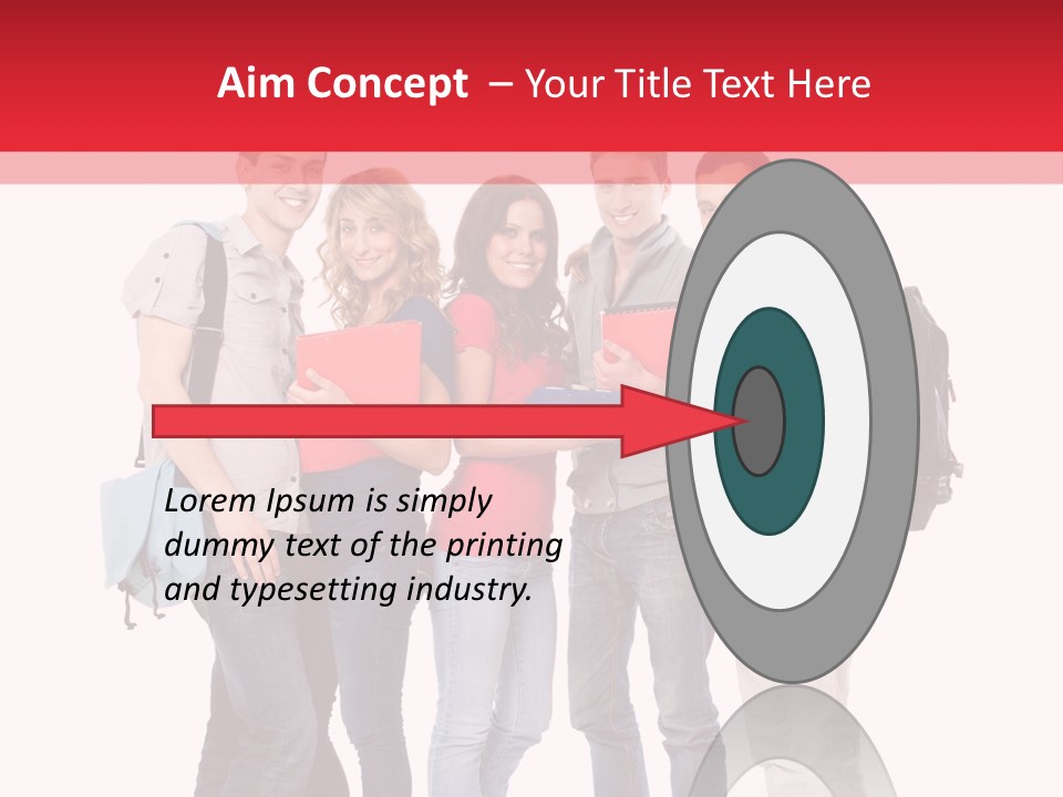 Guy Friendship School PowerPoint Template